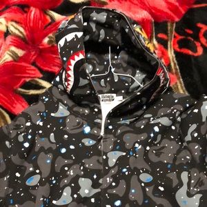 Large space camo Bape hoodie